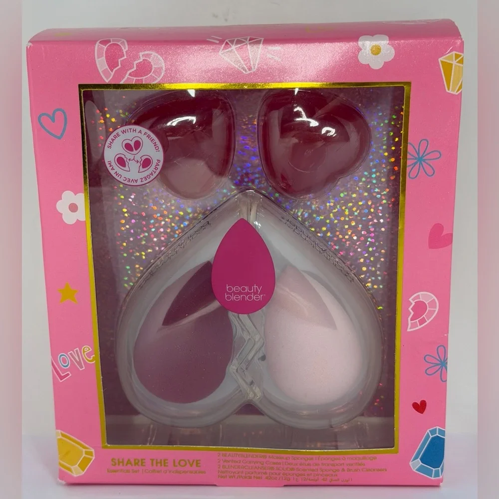 Beauty Blender Heart Set Share The Love Valentines Day Set Sponges